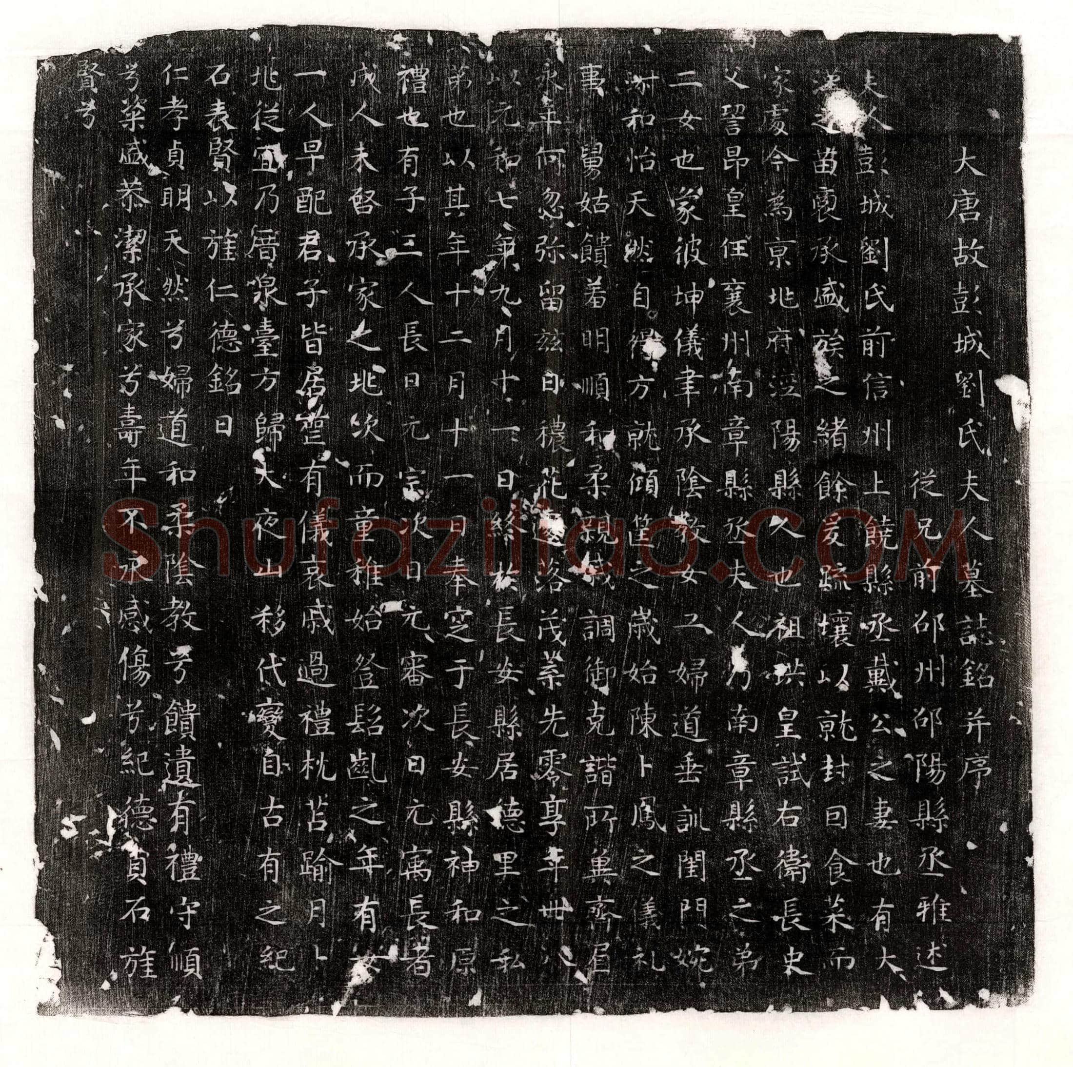唐 顾师闵 墓誌