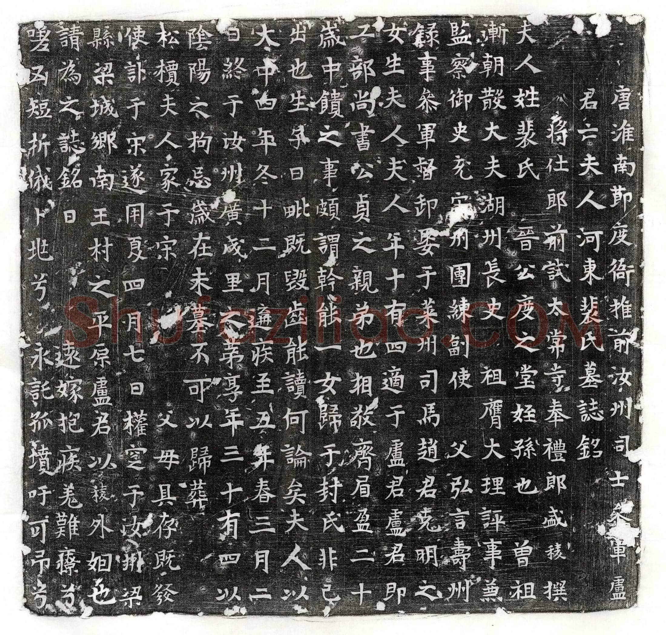 唐 崔圃女崔河 墓誌