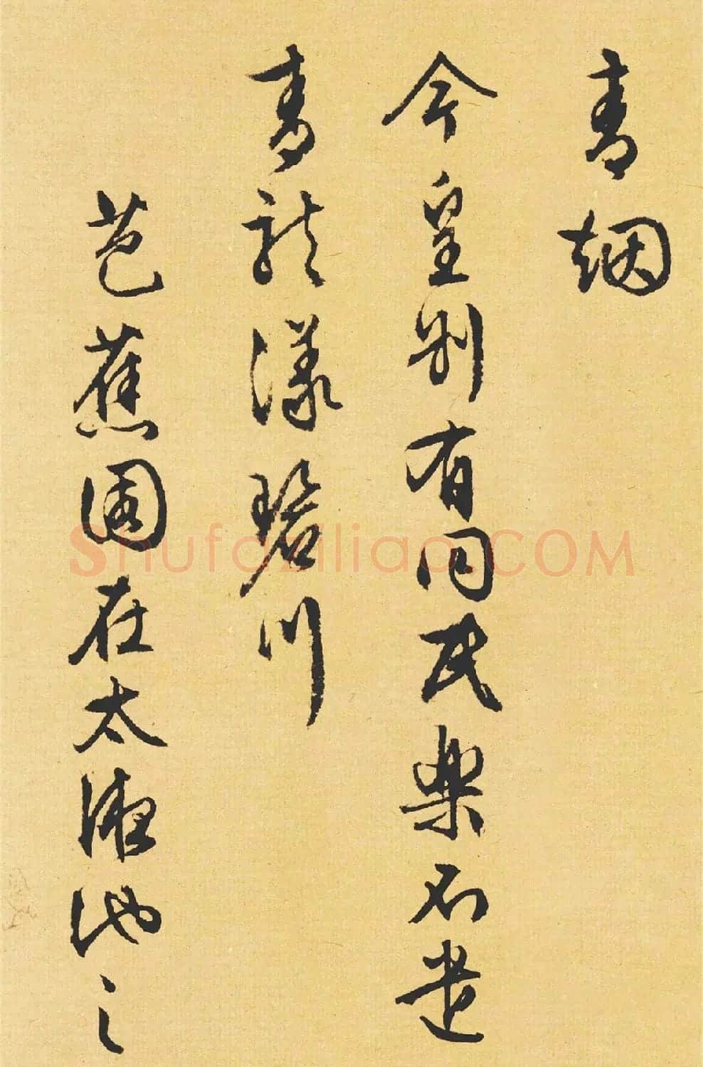 文徵明89岁书法《西苑诗》 | 名家书法作品赏析