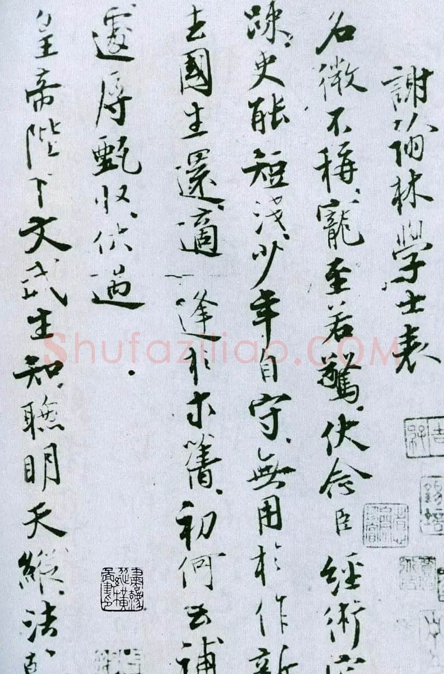 张即之行楷《苏文忠公谢翰林学士表》 | 书法碑帖