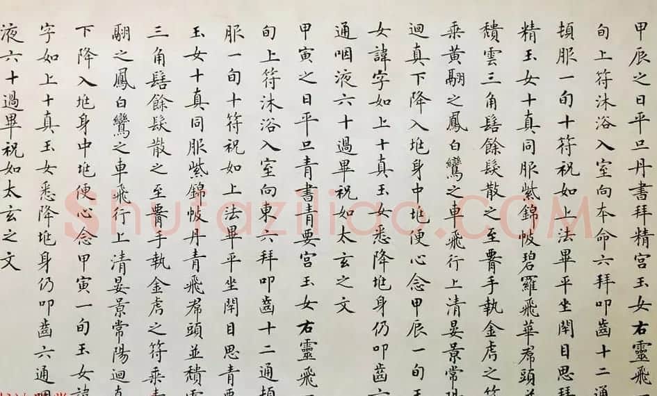 著名书法家卢中南2011年临写《灵飞经》 | 毛笔书法作品