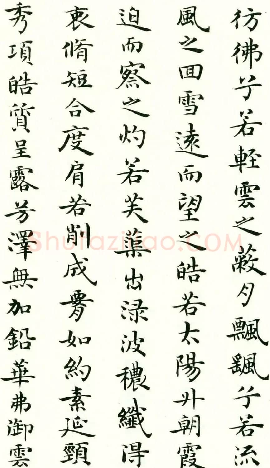 梁鼎光小楷书法欣赏《洛神赋》 | 书法名家作品鉴赏