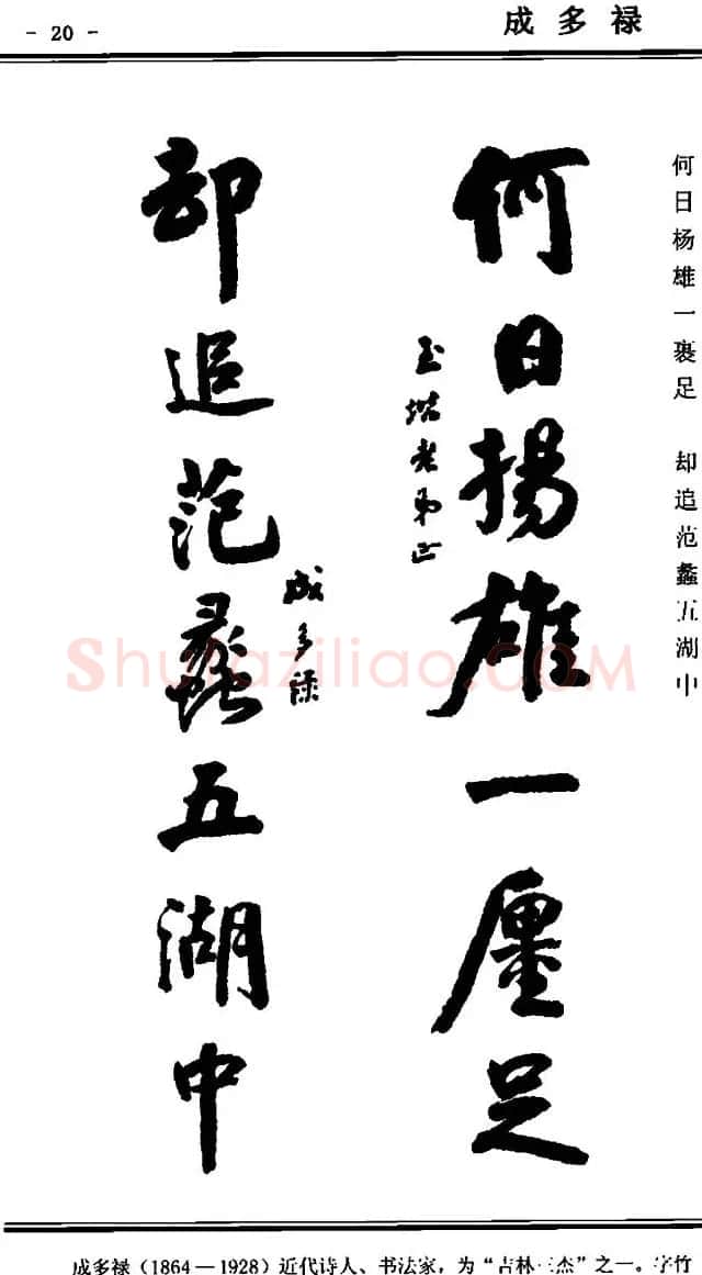 行书欣赏《中国楹联书法经典行书百联》 | 书法名家作品欣赏