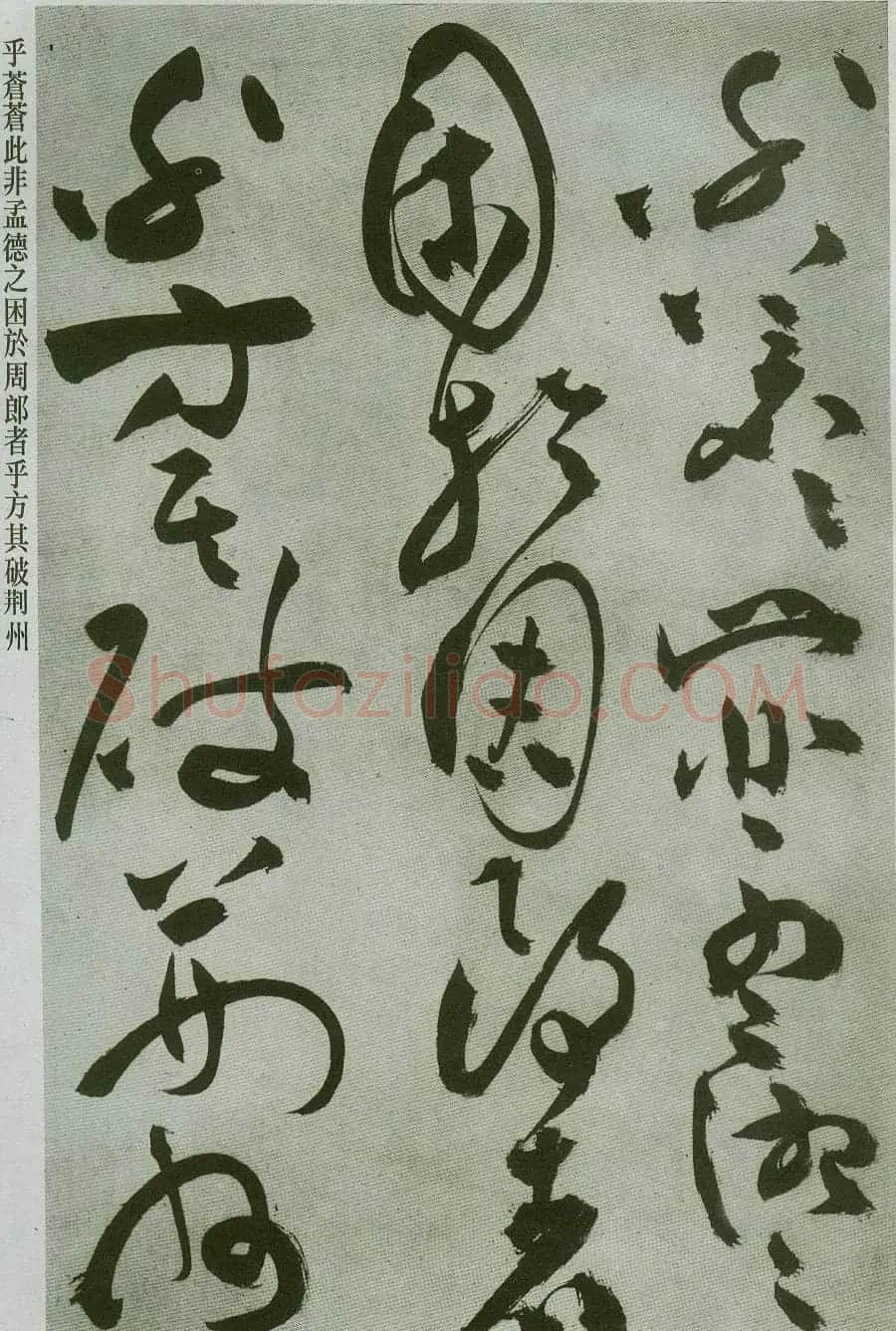 祝允明草书字帖欣赏《前赤壁赋》 | 毛笔草书字帖
