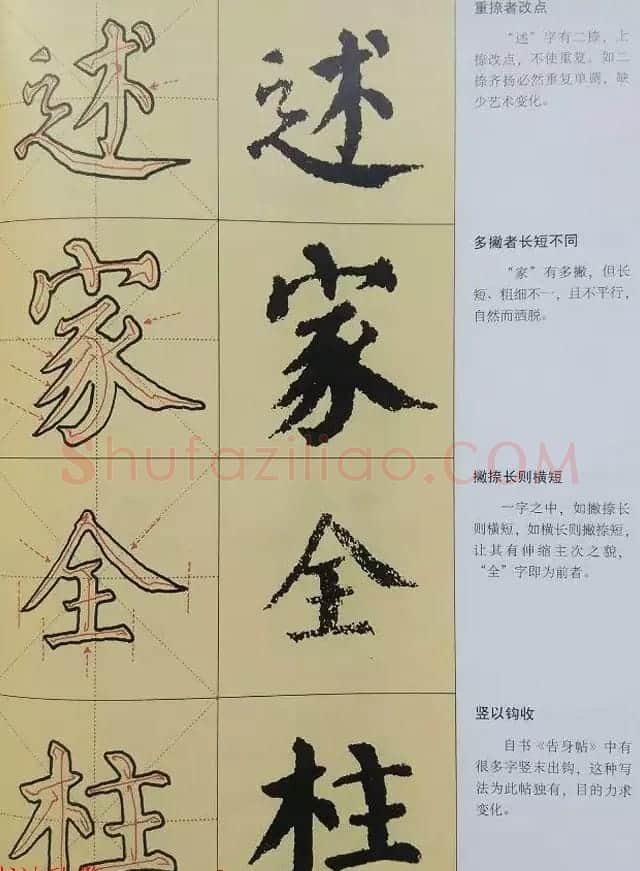 颜体楷书练字临习秘籍《唐颜真卿自书告身帖》 | 毛笔楷书字帖