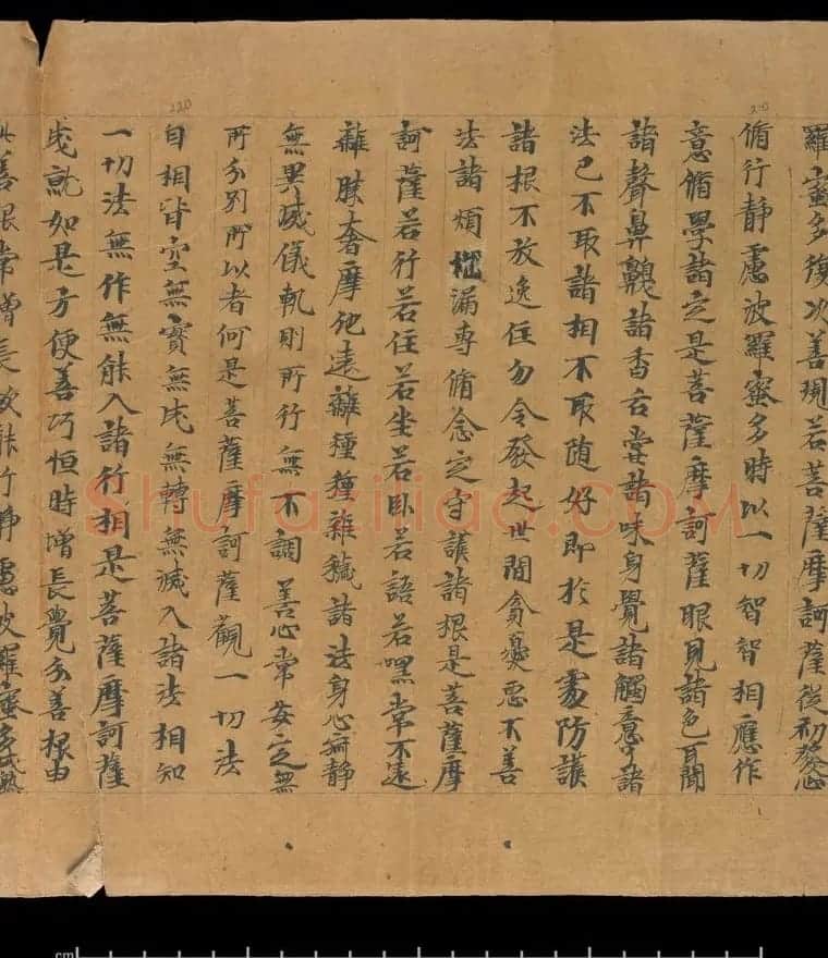 大般若波罗蜜多经卷第四百六十四 俄罗斯藏本 | 敦煌写经欣赏