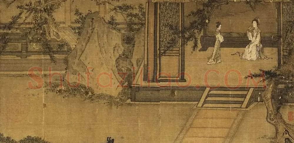 宋高宗楷书《女孝经》马和之补图绢本 | 传世书法作品精选