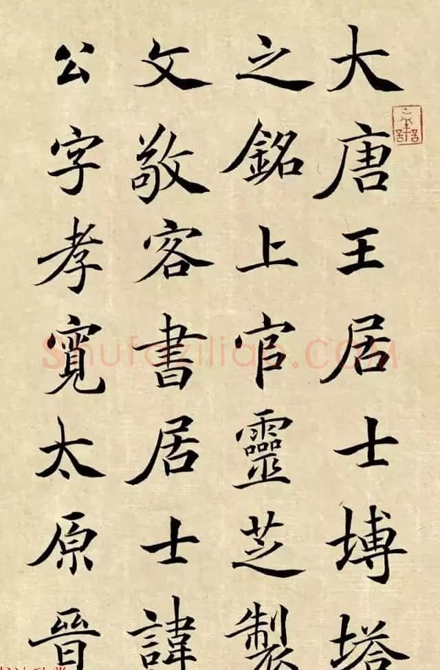 张沧楷书临大唐王居士砖塔铭 | 书法作品欣赏