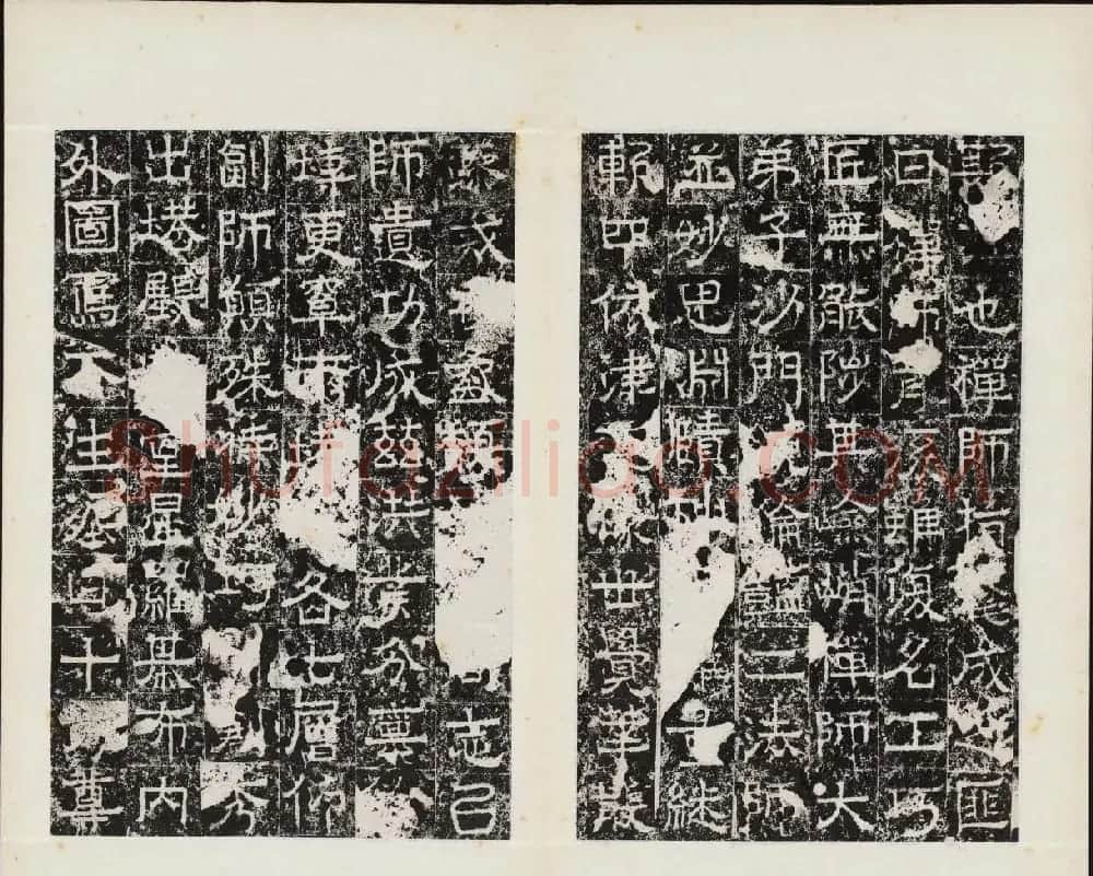 东魏隶书欣赏《中岳嵩阳寺碑》民国拓本 | 书法碑帖