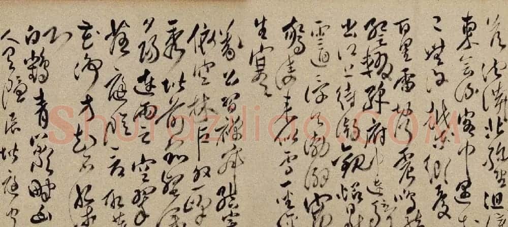 清代傅山书法《草书孟浩然诗》长卷图 | 书法长卷