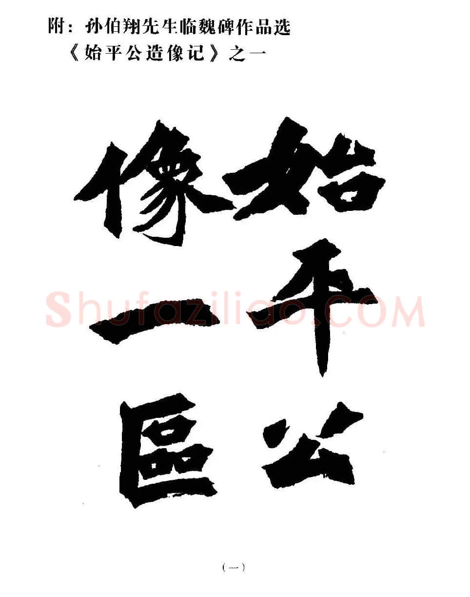 图文教材 怎样写魏碑与怎样临习张猛龙碑 | 软笔楷书字帖