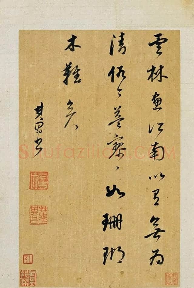董其昌书画欣赏《仿古山水图册》 | 传世书法作品鉴赏