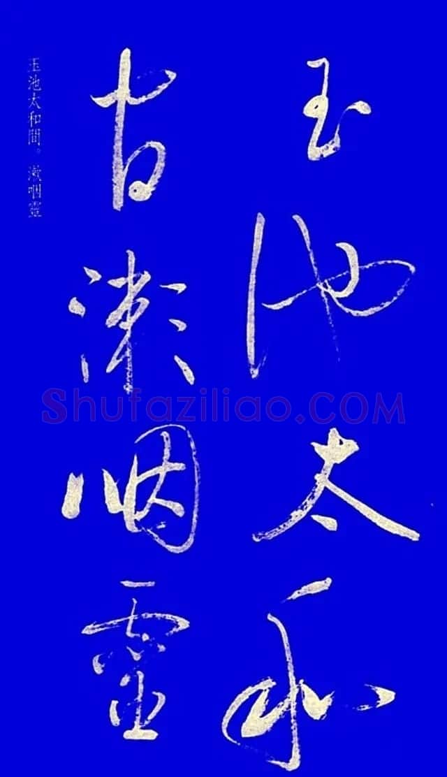 启功草书字帖欣赏《黄庭内景经》 | 毛笔草书字帖