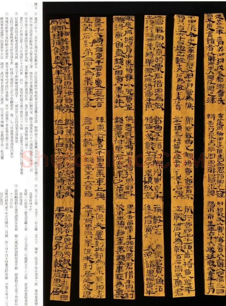 汉简书法欣赏《东汉-候粟君所责寇恩事》册 | 软笔书法作品