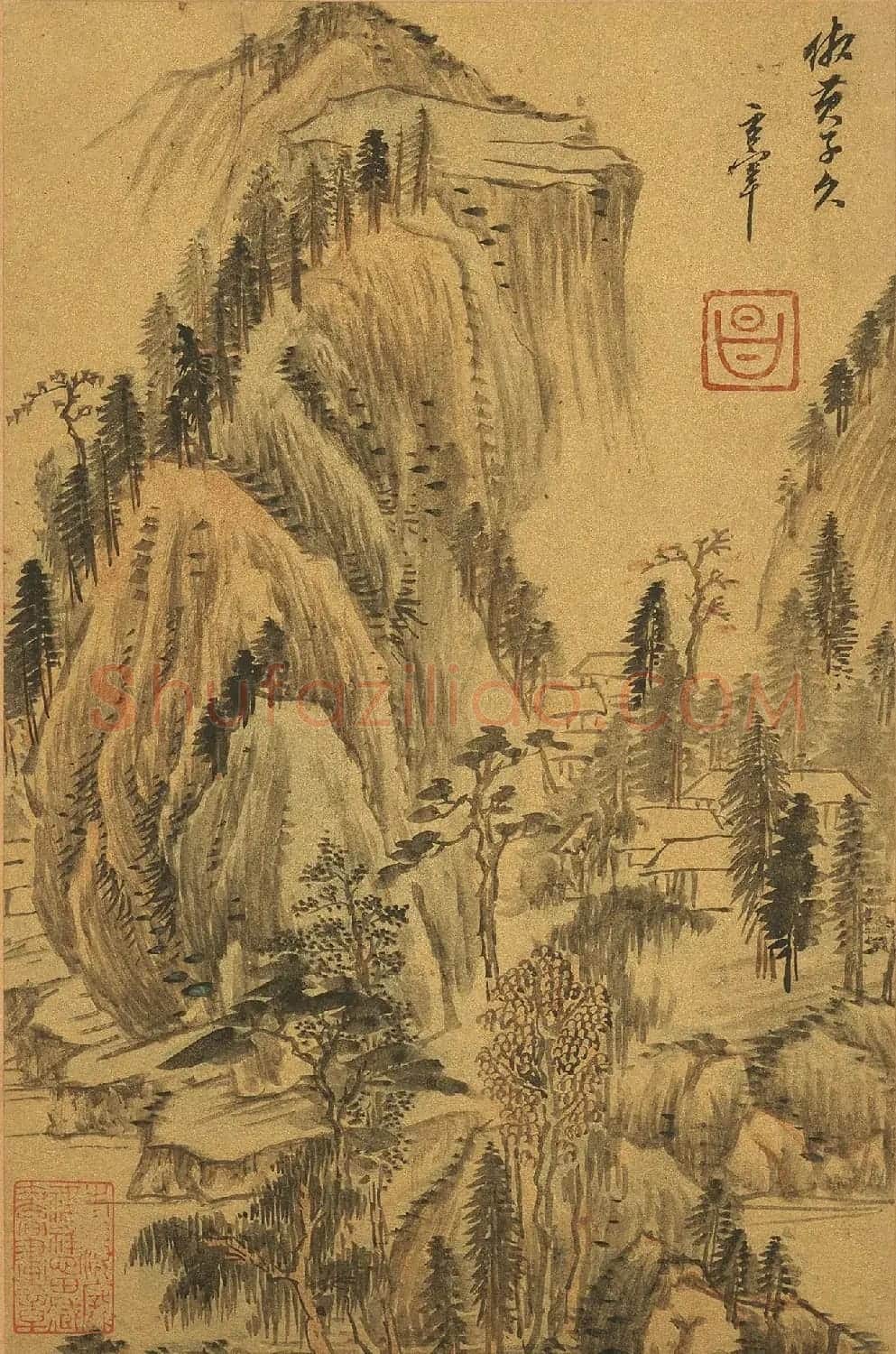 董其昌字画欣赏《香光书画真迹》 | 传世书法作品精选