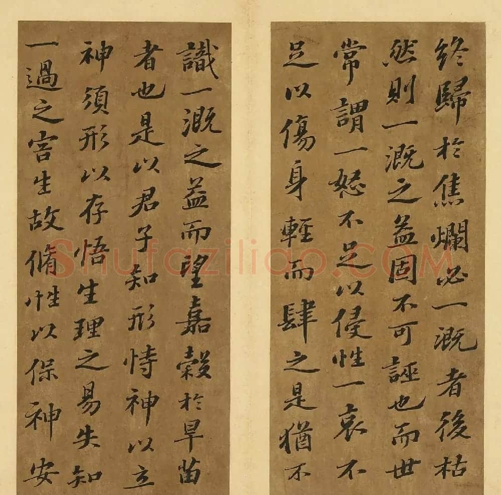 苏轼行书养生论真迹册 | 软笔书法作品