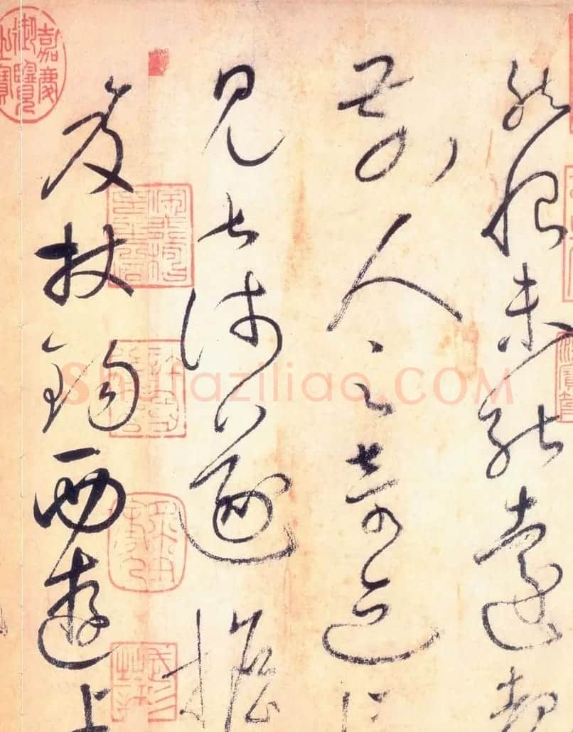 怀素草书《自叙帖》书法图片45P | 书法碑帖