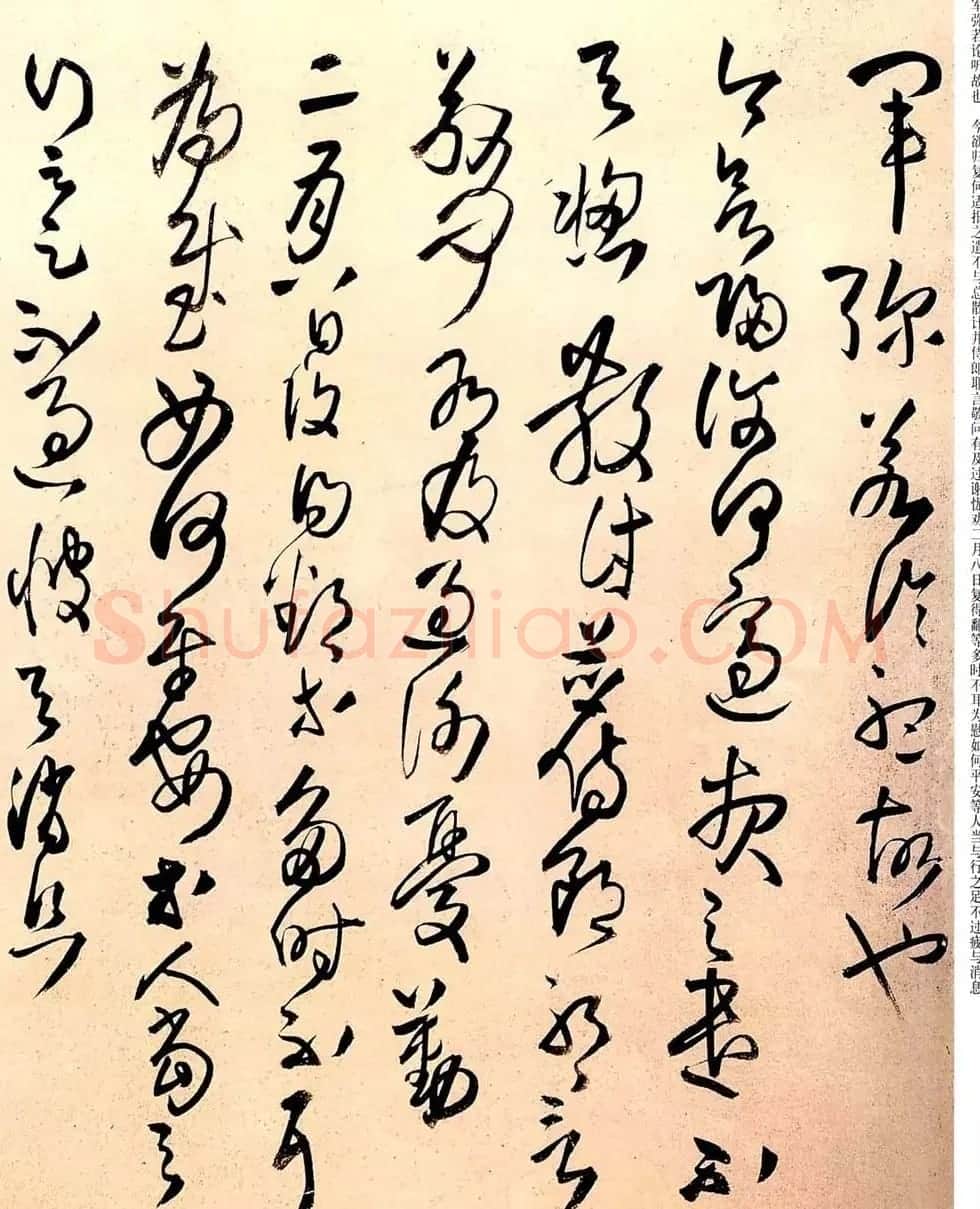 王铎草书欣赏拟汉张芝书法册页 | 书法名家作品鉴赏