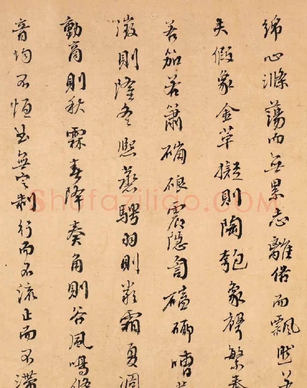 明末清初诗人顾梦游行书长卷《啸赋》 | 书法长卷