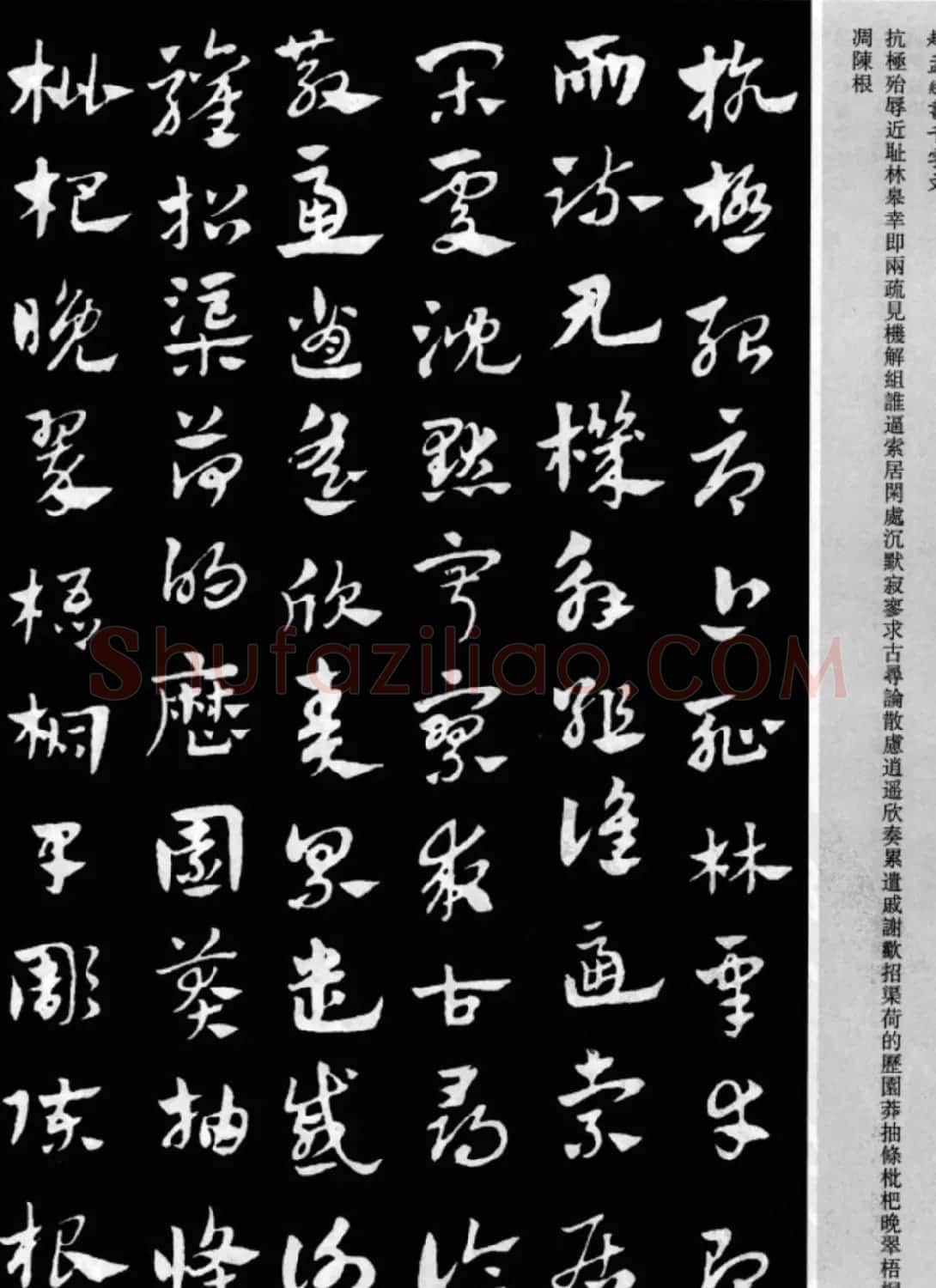 赵孟頫书法章草千字文(附释文)图片17P | 软笔草书字帖