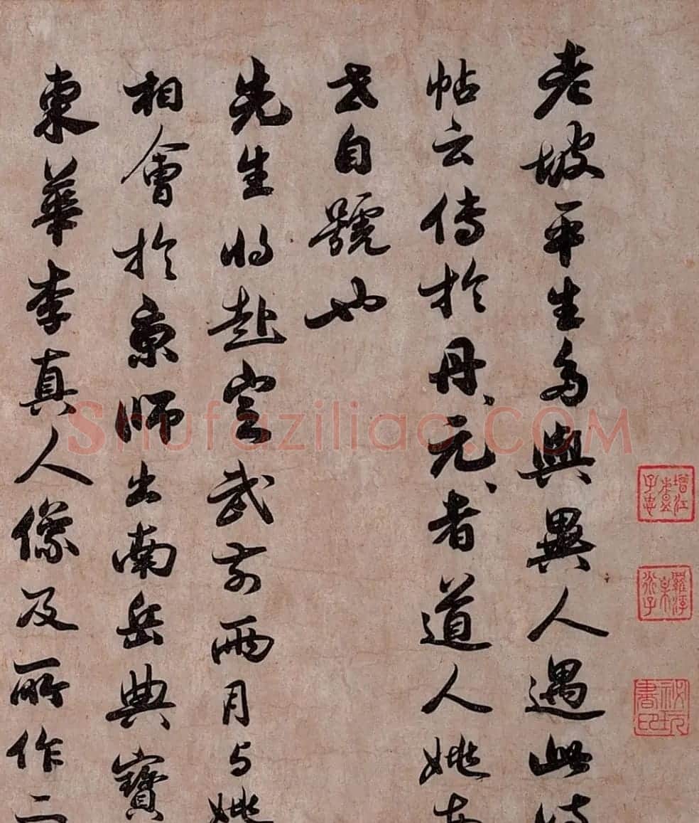 金代诗人蔡松年书法《跋李白仙诗卷》 | 名家书法作品赏析
