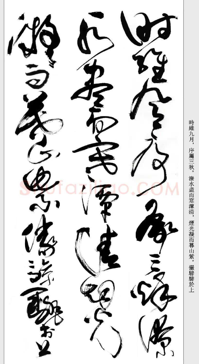书法精粹《亢银中草书滕王阁序》 | 软笔草书字帖
