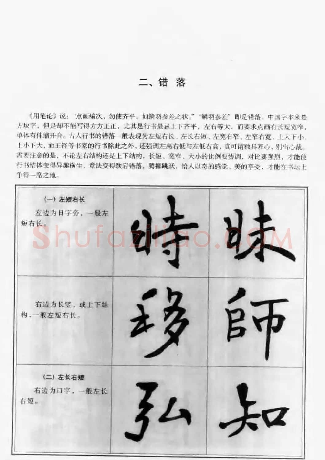 毛笔字帖教程《行书入门大字谱》 | 软笔行书字帖