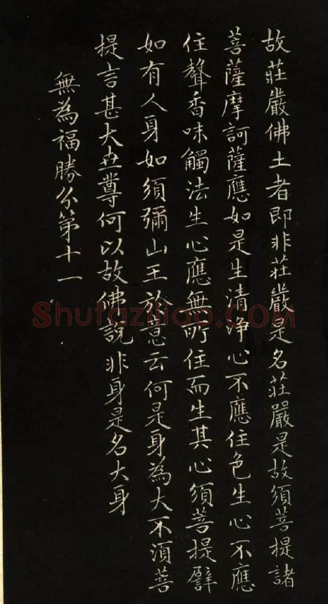 赵文敏法书《赵孟頫金刚经》 | 书法名家作品鉴赏
