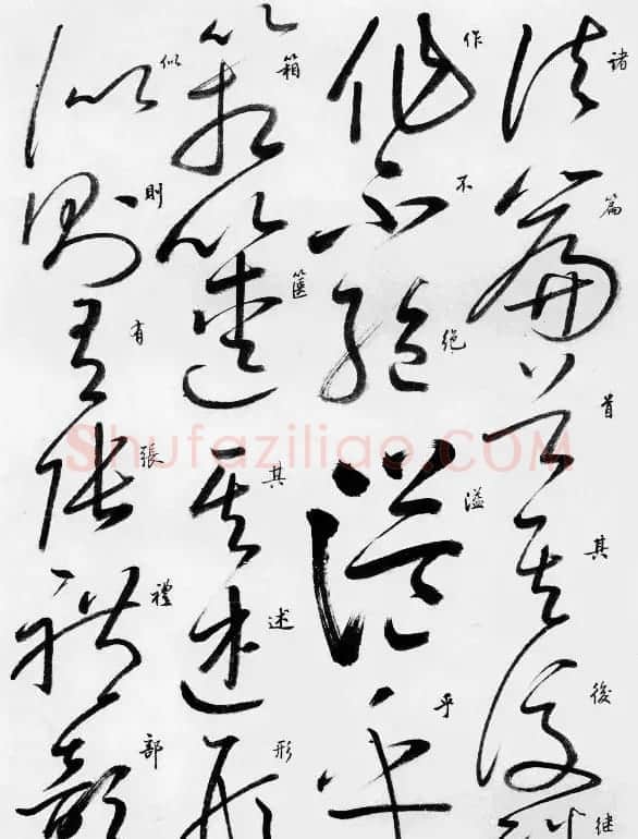 启功草书临唐怀素自叙帖 | 软笔草书字帖