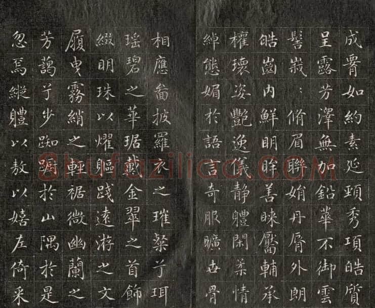 成亲王小楷书法欣赏《洛神赋》 | 名家书法作品精选