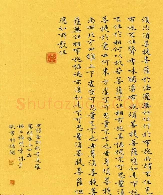 漳州市女书法家林玉梅小楷金刚经 | 书法作品赏析