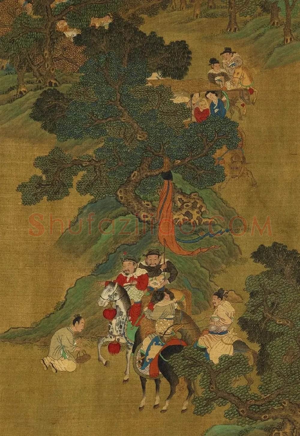 文徵明隶书许初行书合题《纯孝图》 | 传世书法作品欣赏