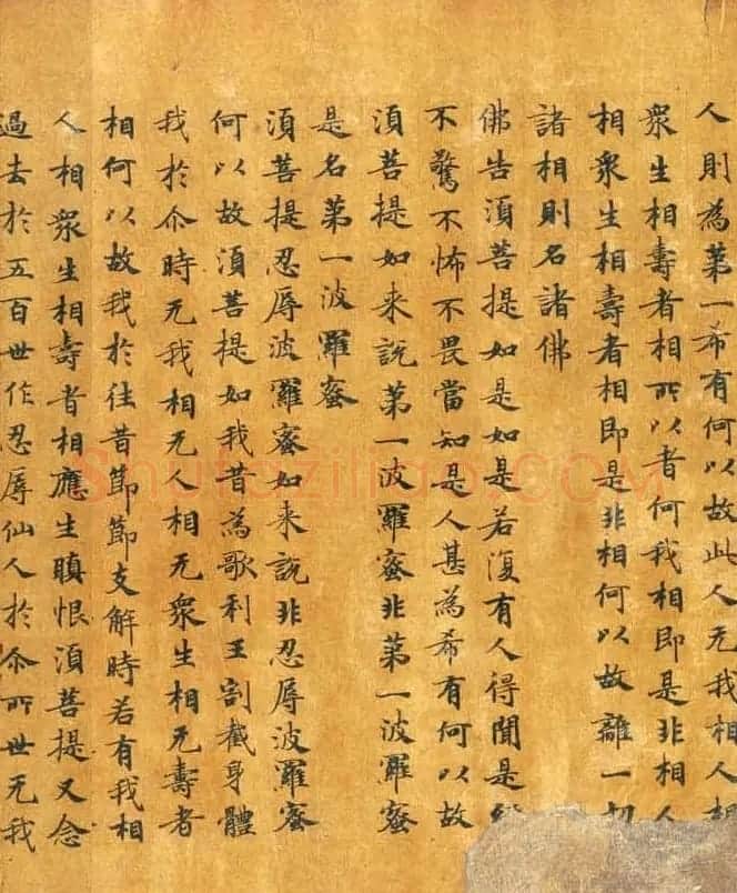 唐代程君度楷书《金刚般若经》法国藏 | 敦煌写经鉴赏