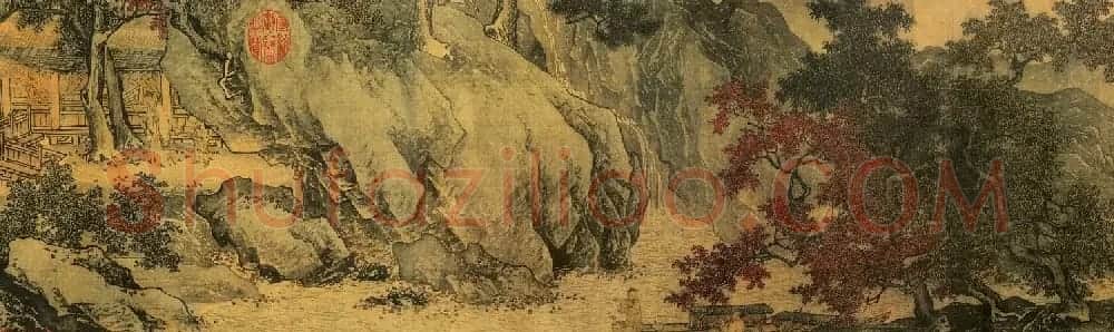 唐寅画卷欣赏：蕉叶睡女图+溪山渔隐图 | 传世书法作品鉴赏