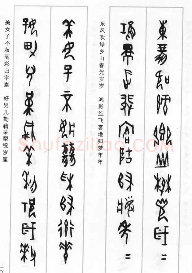 王经纬甲骨文集联二百例续辑附释文 | 书法名家作品鉴赏