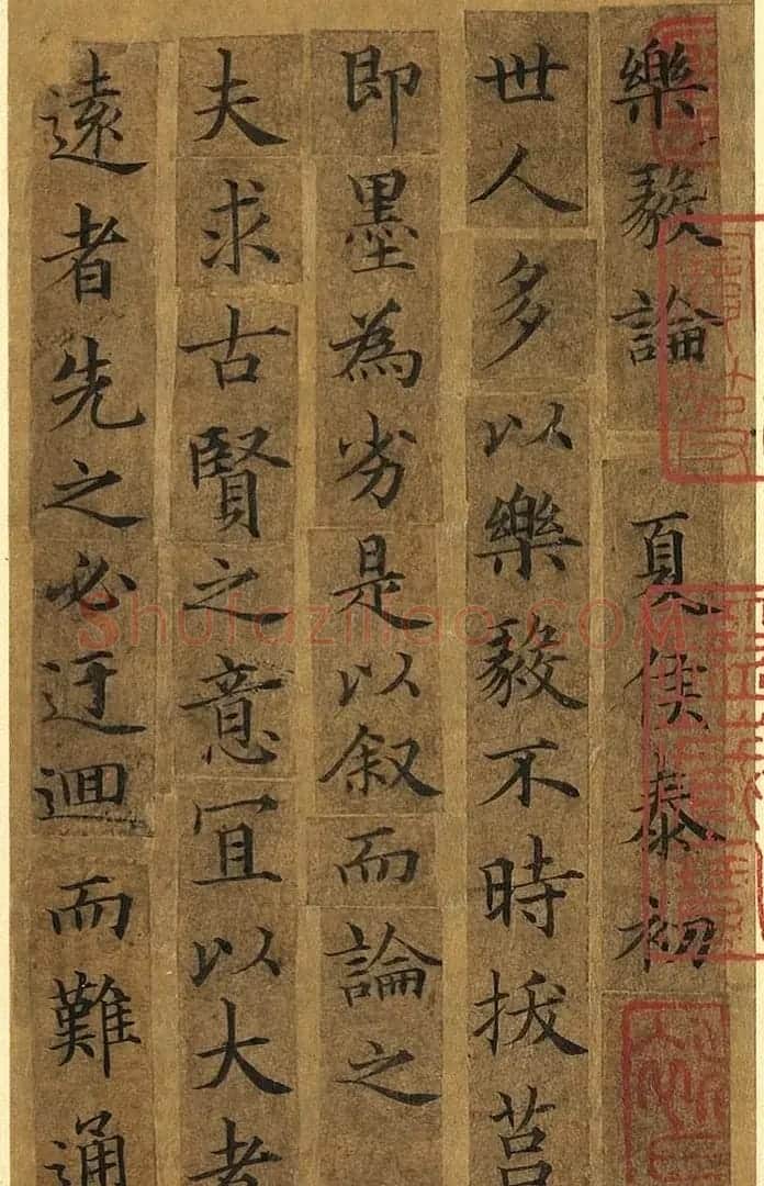 传世小楷杰作《宋人摹褚冊页》 | 毛笔书法作品