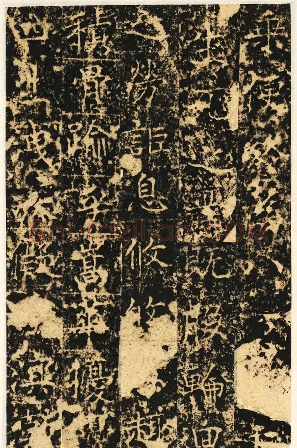 唐代楷书石刻《信法寺弥陀像碑》 | 书法碑帖