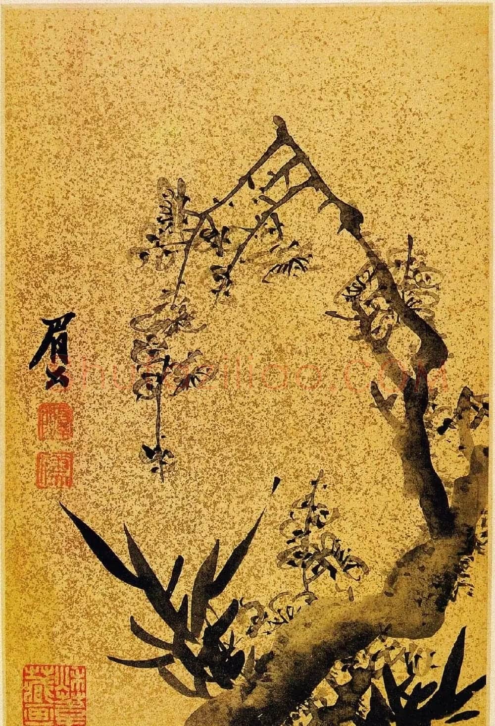 陈继儒自书诗画精品《陈眉公书画册》 | 传世书法作品欣赏