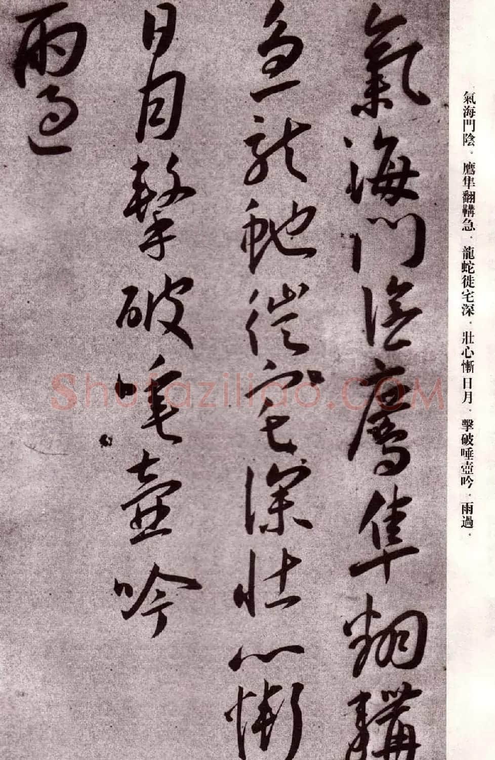 明代书法家王宠行草自书杂诗 | 名家书法作品精选