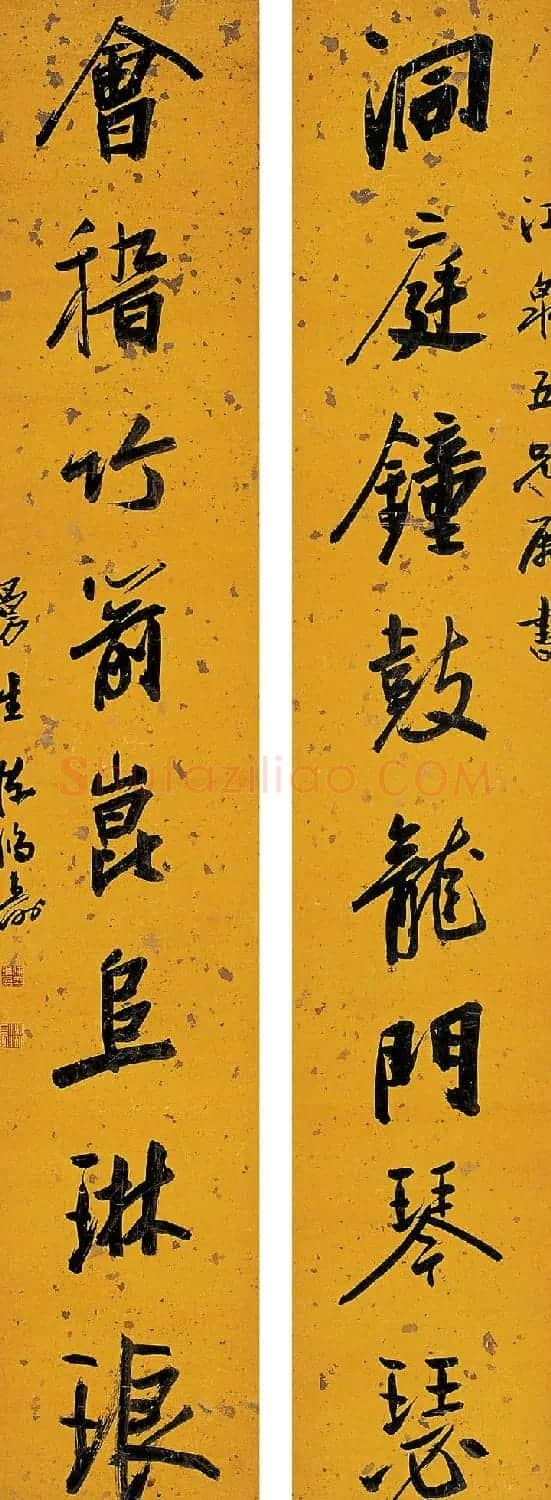 清代大师陈鸿寿书法对联专辑 | 名家书法作品赏析