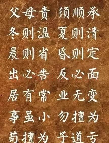 柳体楷书欣赏《李毓秀弟子规》 | 书法作品鉴赏