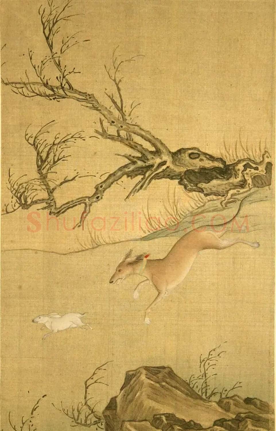 清代宫廷字画《十犬图册》书法天狗赋等 | 传世书法作品精选