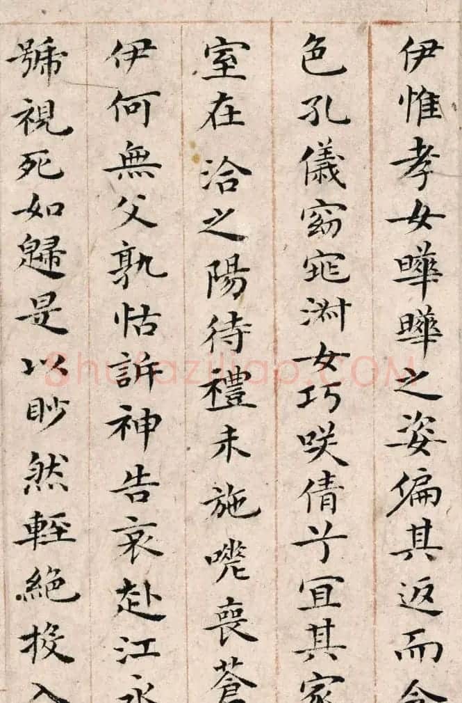 祝允明48岁小楷《孝女曹娥碑+洛神赋十三行》 | 名家书法作品赏析