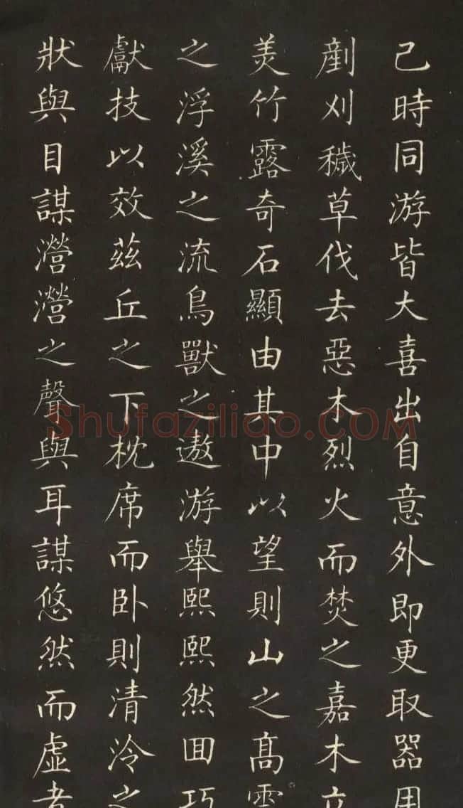姜东舒小楷字帖欣赏《永州八记》 | 软笔楷书字帖