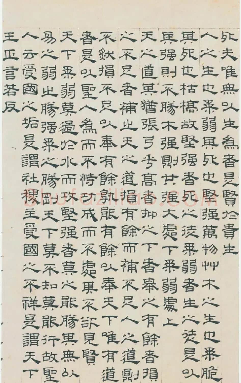翰墨风神吴叡隶书作品欣赏《道德经》 | 毛笔书法作品