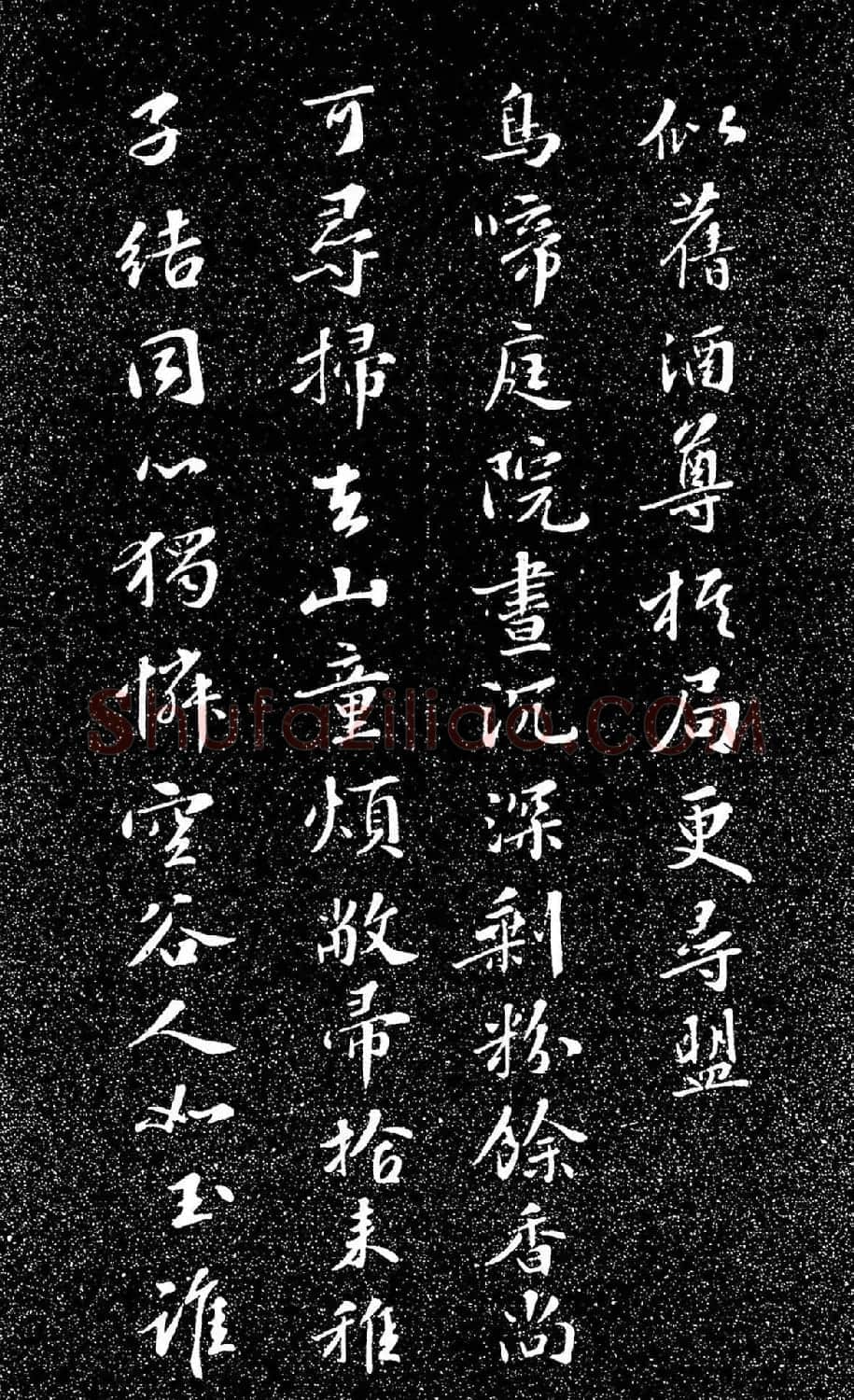 苏东坡49岁书落花诗（日本藏） | 软笔书法作品