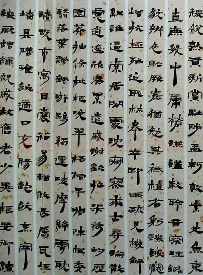 西部书家赵正隶书赏析《汉简千字文》 | 书法作品欣赏