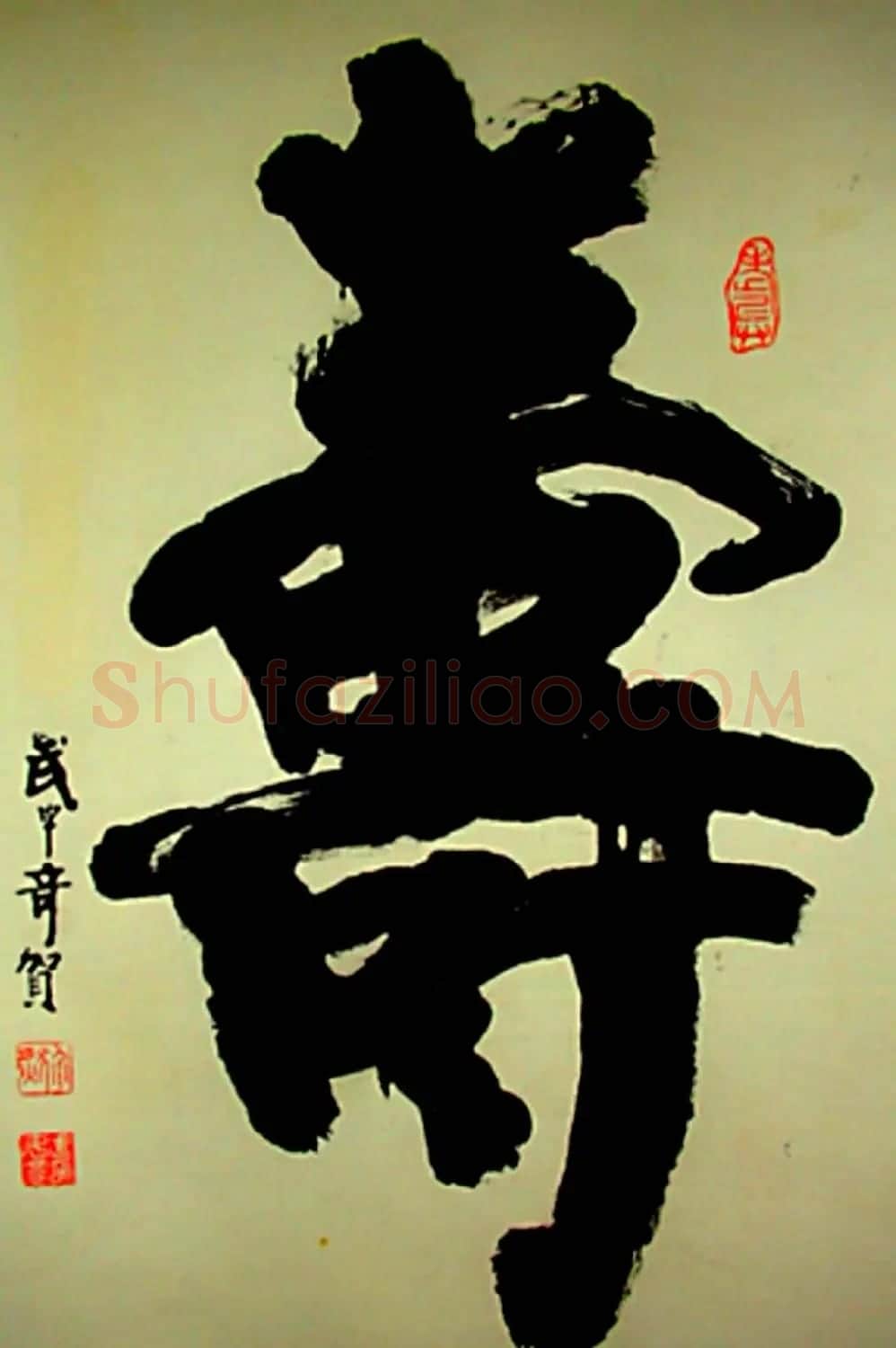 寿字书法作品欣赏武中奇书 | 书法名家作品鉴赏