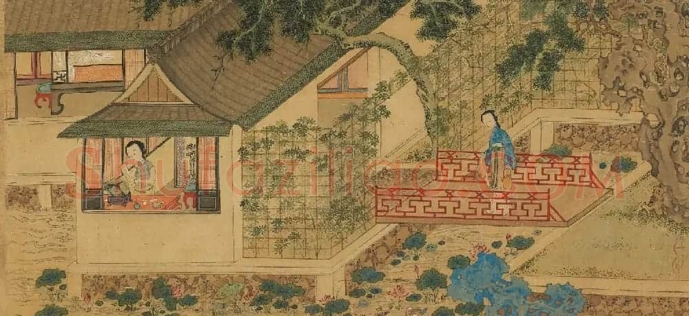 仇英款西厢记图八页美国弗利尔美术馆藏 | 传世书法作品鉴赏