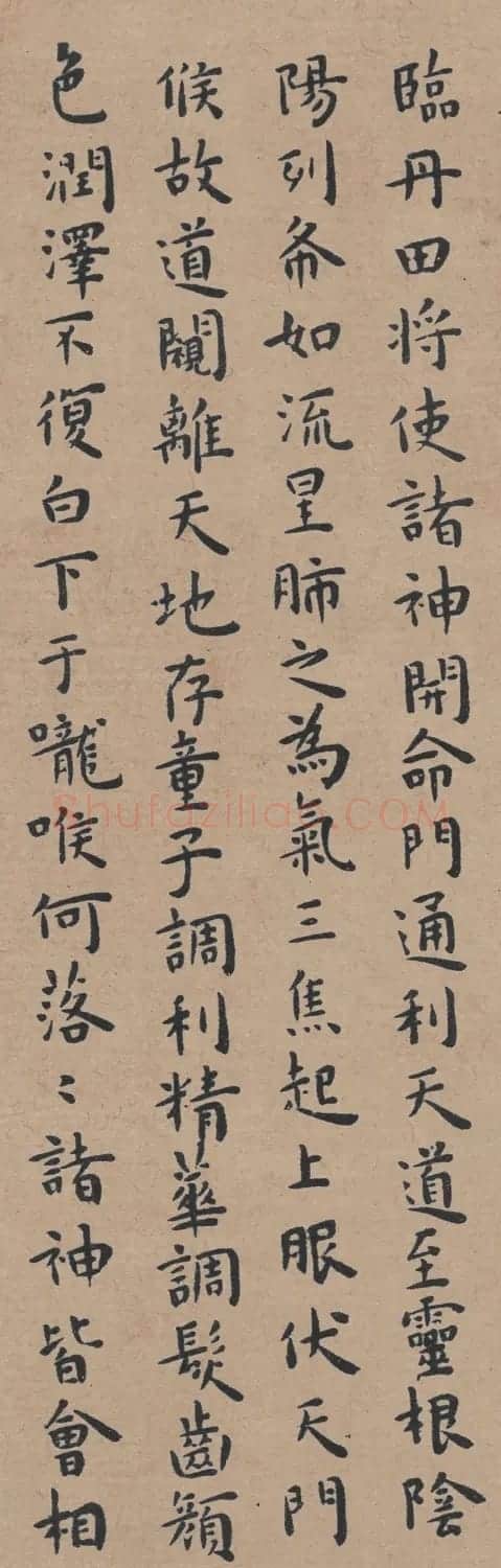 明代著名书法家王宠小楷《黄庭经》 | 名家书法作品精选
